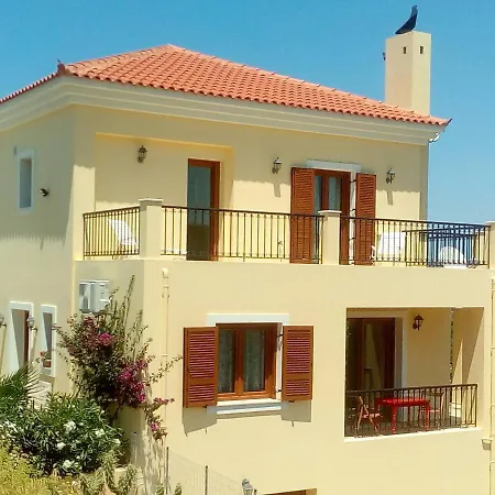 Villa Beautiful Swimming Pool Sea View Near Village Not Far From Nw Rethymno